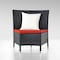 Manhattan Comfort Nightingdale 7-Piece Outdoor Dining Set in Red, White and Black, PK7 OD-DS001-RD - alternate 7